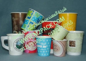 الأكواب الورقيةd