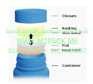 الطبة برشمة وسد فوهات الاوعية والجرار المصنوعة من مادة  تيريفثاليت البولي إثيلين- الطبة من البوليمر التي نقدمها نحن شركة المهندس منسي للصناعات الهندسيه و توريد مستلزمات مصانع التغليف الحديث من  خامات التعبئة و التغليف و ماكينات التعبئة والتغليف –  ام تو باك