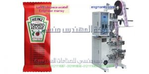 آلات تعبئة ظروف الكاتشب والصوص والشامبو والصابون السائل