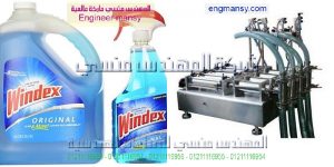 خط تعبئة زجاجات صابون سائل نصف اوتوماتيك