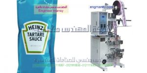 خط تعبئه الصلصه والمايونيز والكاتشب وجميع انواع السوائل