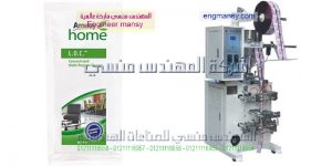 ماكينة تعبئة اكياس عطور وشامبو وصابون سائل