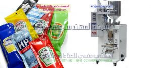 ماكينة تعبئة الكاتشب فى اكياس ماركة ام توباك