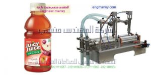 مكينة تعبئة السوائل نصف اوتوماتيك ماركة ام توباك