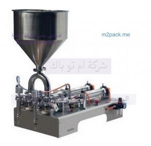 ماكينة لتعبئة الكريمات والمربيات